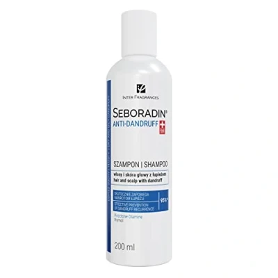 Afbeelding van Seboradin Antiroos Shampoo met Piroctone Olamine en Thymol, DOELTREFFEND tegen Herhaling van Olieachtige Droge Roos 200 ml