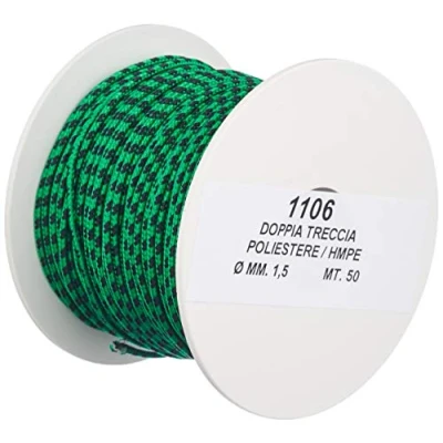 Afbeelding van Best divers Dyneema, SK75, Ø 1,5 mm, spoel 50 m, groen