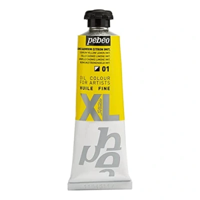 Afbeelding van Pebeo, Kleuren + verf voor doe het zelvers, XL fijne olieverf (Cadmium citroengeel imit., 37 ml)
