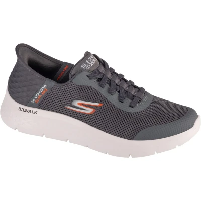Afbeelding van Skechers Slip Ins: Go Walk Flex Hands Up 216324 GRY, Mannen, Grijs, Sneakers, maat: 44,5