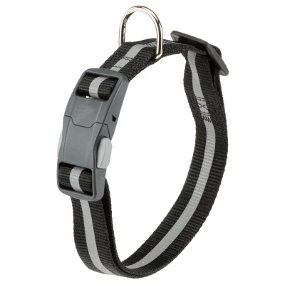 Afbeelding van Adori Klikhalsband Reflex Zwart&amp;Reflecterend Hondenhalsband 45 70X2.5 cm