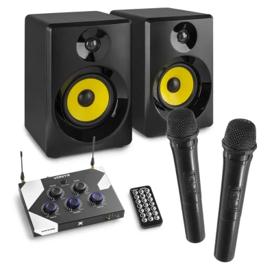 Afbeelding van Vonyx AV520 Karaoke set voor volwassenen met Bluetooth en 2x draadloze