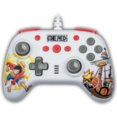 Afbeelding van One Piece Switch controller 3m kabel extra functies (wit)