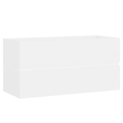 Afbeelding van Wastafelkast 90x38,5x45 cm spaanplaat wit