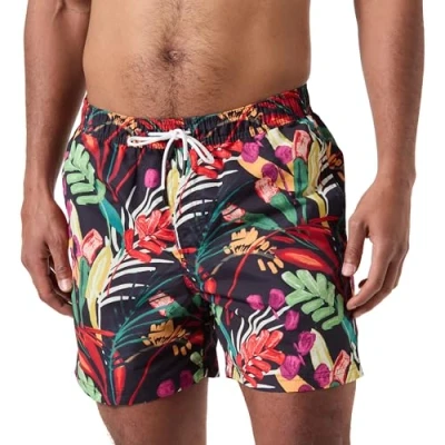 Afbeelding van JACK &amp; JONES PANTS STUDIO zwemshort JPSTFIJI zwart/multi