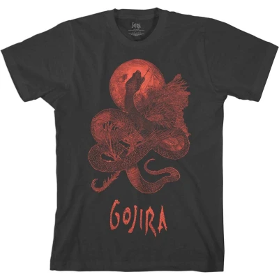 Afbeelding van Gojira Serpent Moon Heren T shirt M Zwart