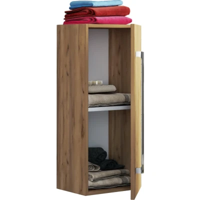 Afbeelding van Hioshop badkamerkast VCB3 mdf eiken