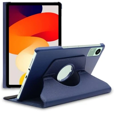 Afbeelding van ebestStar Hoes voor Xiaomi Redmi Pad SE, Roterende Etui, Case, 360 Draaibaar hoesje, Donkerblauw