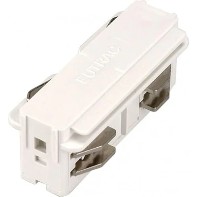 Afbeelding van EUTRAC lengteverbinder elektrisch voor 3 fasen HV rails, wit opvolger model beschikbaar 1001516