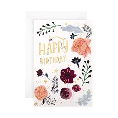 Afbeelding van Hallmark Verjaardagskaart Bloemen &#039;good mail&#039; Design