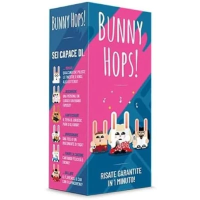 Afbeelding van Asmodee Bunny Hops, bordspel, partyspel, 4 16 spelers, 14+ jaar, Italiaanse editie
