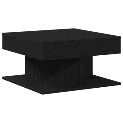 Afbeelding van vidaXL Salontafel Zwart eiken Hout 57 x 30 cm Vierkant