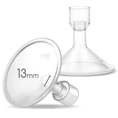 Afbeelding van Maymom MyFit 13 mm schild, klein; compatibel met Medela borstpompen PersonalFit, Freestyle, Harmony, Maxi, Freestyle Flex aansluiting; aansluiting op breed/smalle aansluiting, 2 stuks.