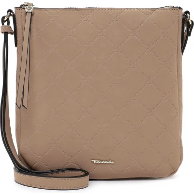 Afbeelding van Tamaris Schoudertas Anastasia Soft Cross Body Bag Taupe Lichtbruin