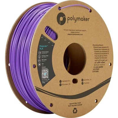 Afbeelding van Polymaker PA02024 PolyLite Filament PLA kunststof 2.85 mm 1000 g Lila 1 stuk(s)
