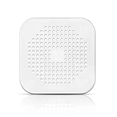 Afbeelding van CZ Store Gootsteenplug Afdekplaat Wit ✮LEVENSLANGE GARANTIE✮14x14CM Silicone Rubber Stop, Doucheafvoer Filter, Badkamer Rooster, Badkuipfilter, Vangt Haren, Etensresten, Antislip Zuignappen