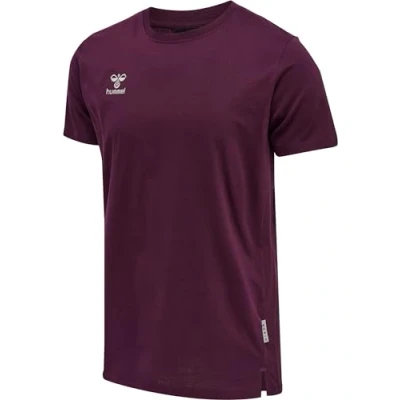Afbeelding van Hummel MOVE GRID Sport Tshirt, Heren, Maat: Large, Grape wine