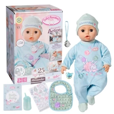 Afbeelding van Zapf Creation Baby Annabell® Active Alexander 43 cm