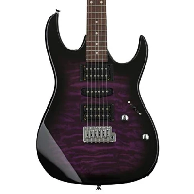 Afbeelding van Ibanez GRX70QA Gio Transparent Violet Sunburst elektrische gitaar