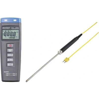 Afbeelding van VOLTCRAFT K102 + TP 208 Temperatuurmeter Sensortype K
