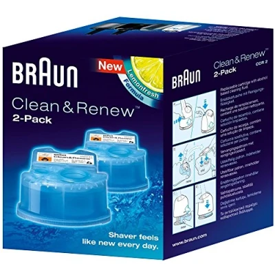 Afbeelding van Braun 3 in 1 ShaverCare SmartCare Center Navulpatronen Hygiënische Reiniging 2 Stuks