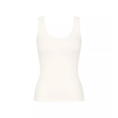 Afbeelding van sloggi GO Tank Top 2 pak Dames Onderhemd Zijde Wit Maat S