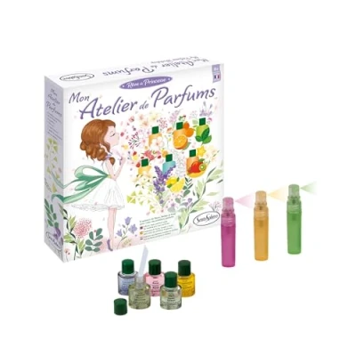 Afbeelding van Sentosphere Mein Parfüm Atelier Set Erschaffen Sie Ihren eigenen Duft Kit für Erwachsene und Kinder ab 8 Jahren Unisex Exploratorische Fähigkeit, Kreatives Denken 28.5 x cm
