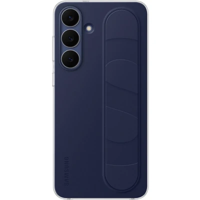 Afbeelding van Samsung Standing Grip Telefoonhoesje Voor Galaxy S25 Fe Donker Blauw