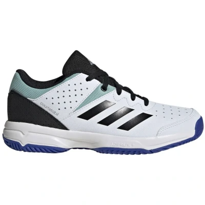 Afbeelding van adidas Performance Volleybalschoenen Cloud white core black lucid blue voor kinderen, Maat: 38,