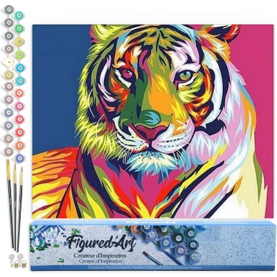 Afbeelding van Figured&#039;Art Schilderen op Nummer Volwassenen canvas Romantische wandeling drankje Handwerk acrylverf Kit DIY Compleet 40x50cm zonder frame