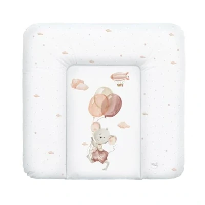 Afbeelding van Ceba Baby® Zachte aankleedkussen, 75 x 72 cm, babyaankleedmat, voor jongens en meisjes, waterdicht, afwasbaar, Oeko Tex® standaard 100, made in EU, muis