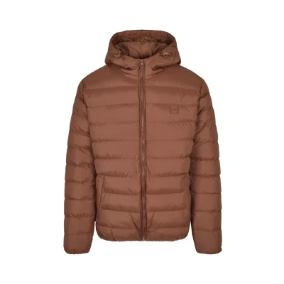 Afbeelding van Urban Classics Basic Bubble Winterjas, Heren, Maat: Small, Bark