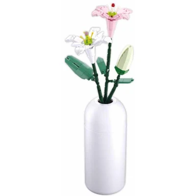 Afbeelding van Lelies Sluban: 247 stuks (M38 B1101 07) Roze &amp; Witte
