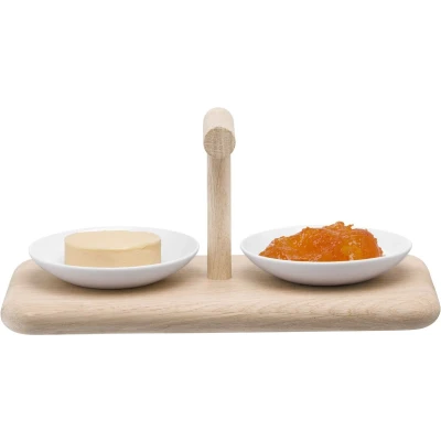 Afbeelding van Serveerplank L.S.A. Dine met 2 Schalen Laag