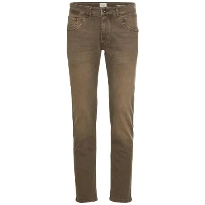Afbeelding van camel active Slim fit jeans gemaakt van katoen Maat menswear 38/32 Bruin