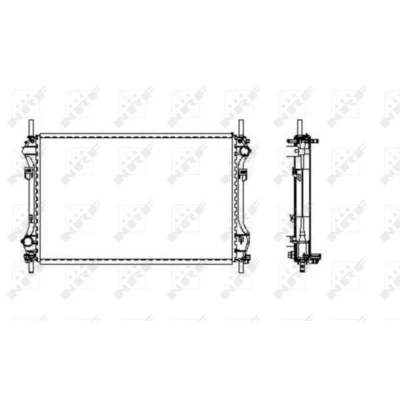 Afbeelding van Radiateur NRF 509696