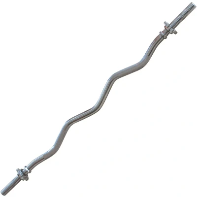 Afbeelding van Tunturi Halterstang Curlstang 120cm 30mm Schroefsluiting