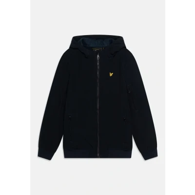 Afbeelding van Lyle &amp; Scott winter softshell jas jongens donker navy blauw capuchon