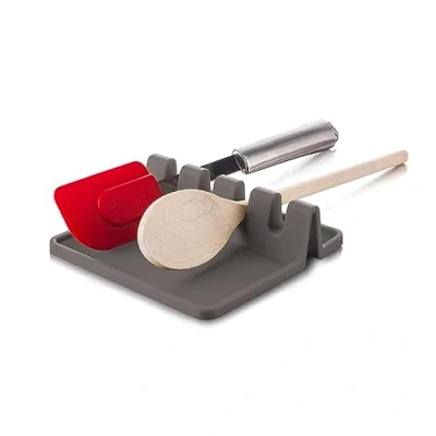 Afbeelding van Tomorrow&#039;s Kitchen lepelhouder Utensil Rest Grijs