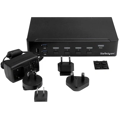 Afbeelding van KVM Schakelaar Startech SV431DPU3A2 4K Ultra HD USB 3.0 DisplayPort