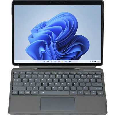 Afbeelding van Tablet Hoes geschikt voor Microsoft Surface Pro 8 Bluetooth Toetsenbord Cover Met touchpad Zwart