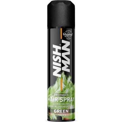 Afbeelding van Nishman Pro Mech Hair Spray Green 100 ml