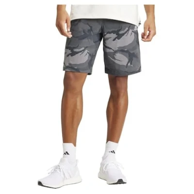Afbeelding van adidas Sportswear Seasonal Essentials Camouflage Shorts, Heren, Maat: Medium, Solid grey