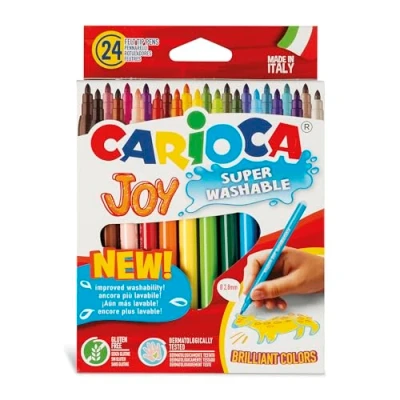 Afbeelding van Viltstiften Carioca Joy set à 24 kleuren