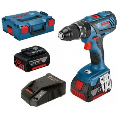 Afbeelding van Bosch Blauw GSB 18V 28 Professional Accuklopboorschroevendraaier 5.0Ah Li Ion in L Boxx 06019H4001