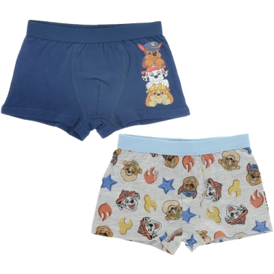 Afbeelding van boxershorts 2 Pack Paw Patrol voor jongens van 5/6 jaar Maat 110/116