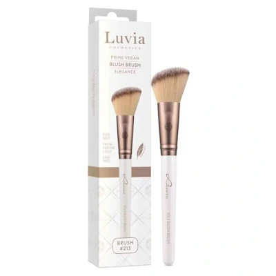 Afbeelding van Luvia Cosmetics 213 // Blush Brush Elegance Oogmakeuptool Coffee pearl, Dames, Maat: One Size, pearl