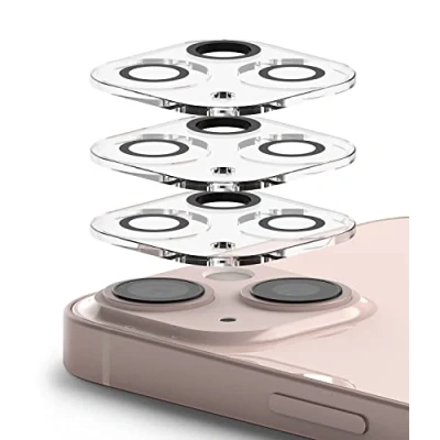 Afbeelding van Ringke Camera Lensbeschermer Compatibel met iPhone 13 Mini, Protector Gehard Glas 3 Stuks