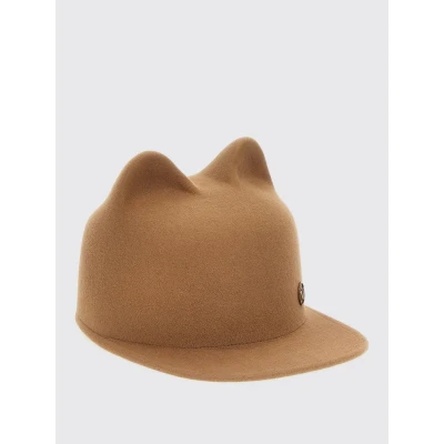 Afbeelding van Novelty Felt Hat with Ears and Visor Fashionable Accessory Wo