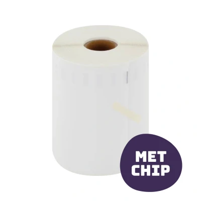Afbeelding van Geschikt Dymo 5XL / S0904980 compatible labels, 104 mm x 159 Alleeninkt
